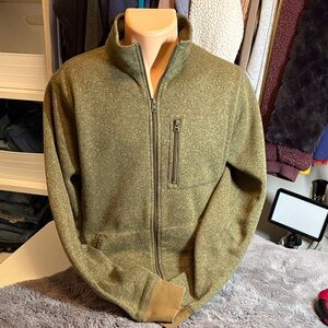 J. Crew Men's Zip Up fleece Sweater